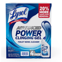 Lysol Advanced Toilet Bowl Gel Cleaner, 32 oz., 4/Case